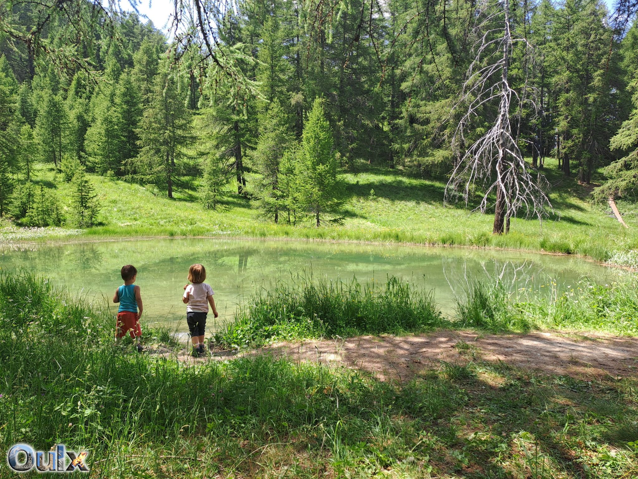 Il lago sopra il Rif.G.Rey